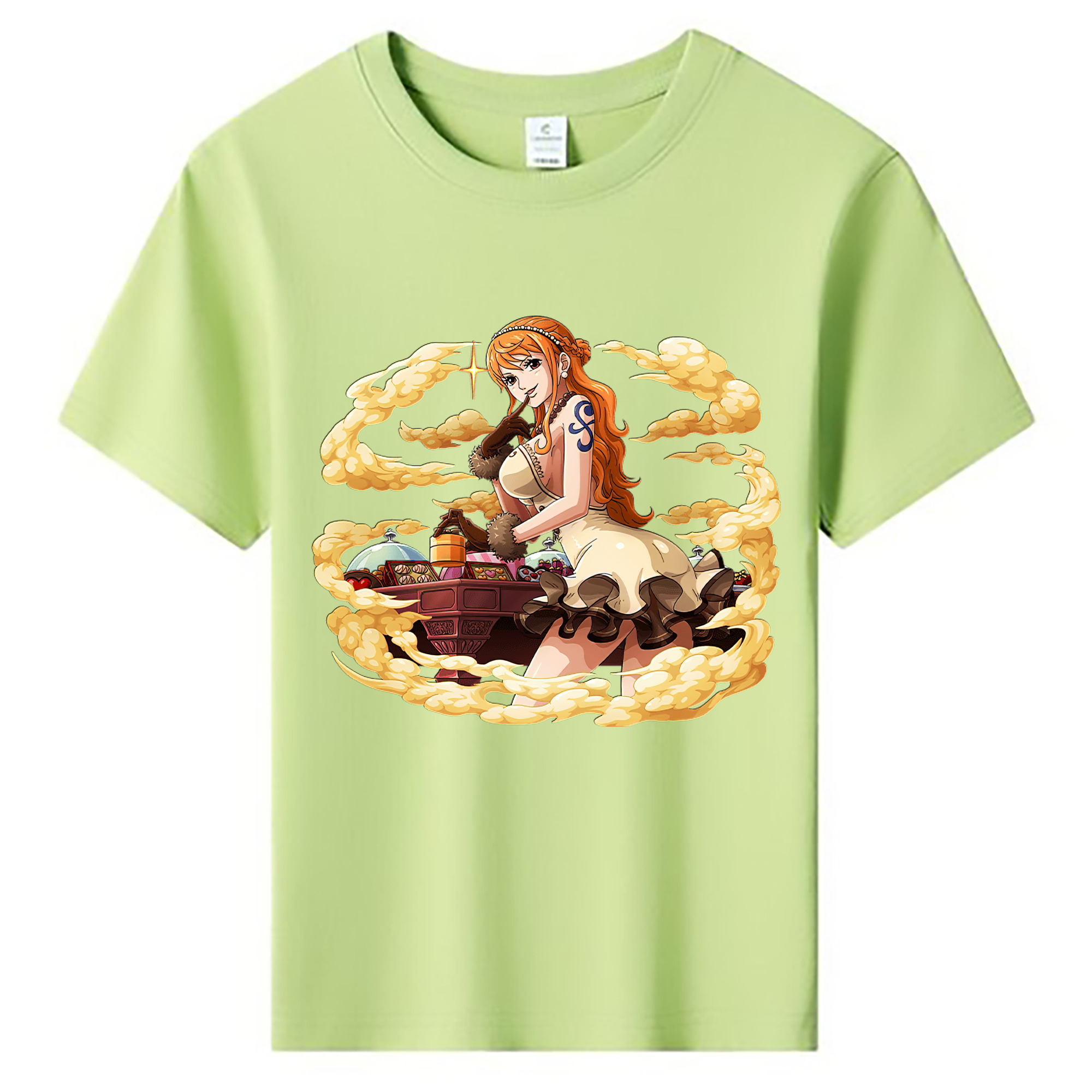 ワンピース ナミ ONE PIECE Nami 綿100％キッズTシャツ（フロントプリント）